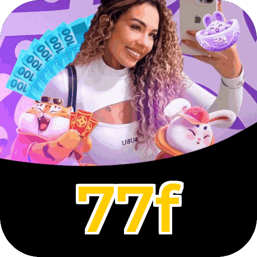 Catálogo slots 77f mostrando top jogos Gates Olympus Sweet Bonanza Fortune Tiger Big Bass volatilidade RTP