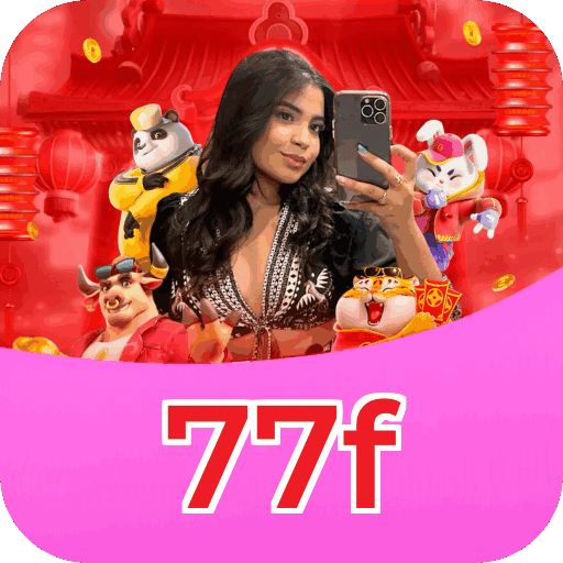 Interface do aplicativo 77f mostrando jogos disponíveis no iOS e Android